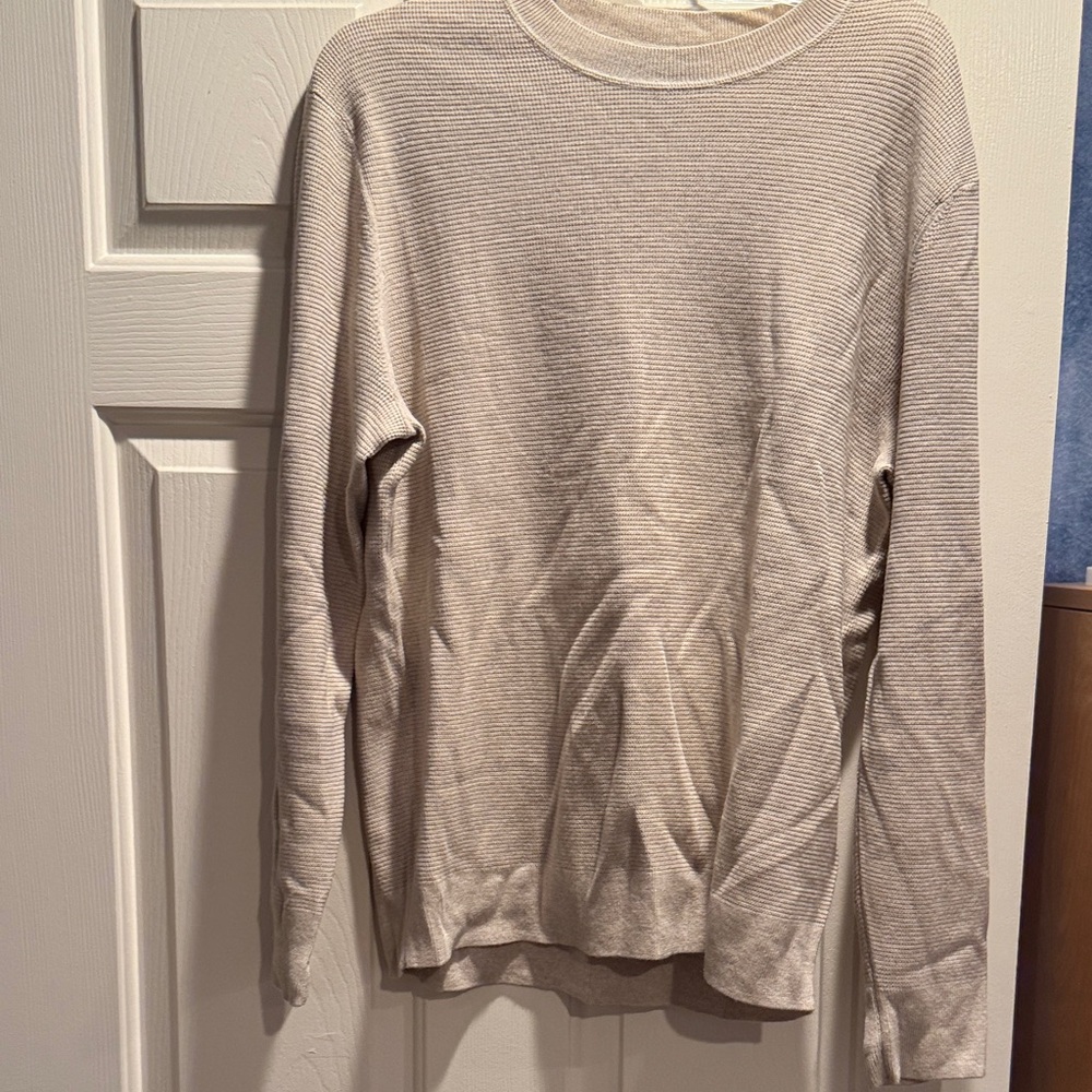 Banana Republic Men's Beige Crewneck Sweater
